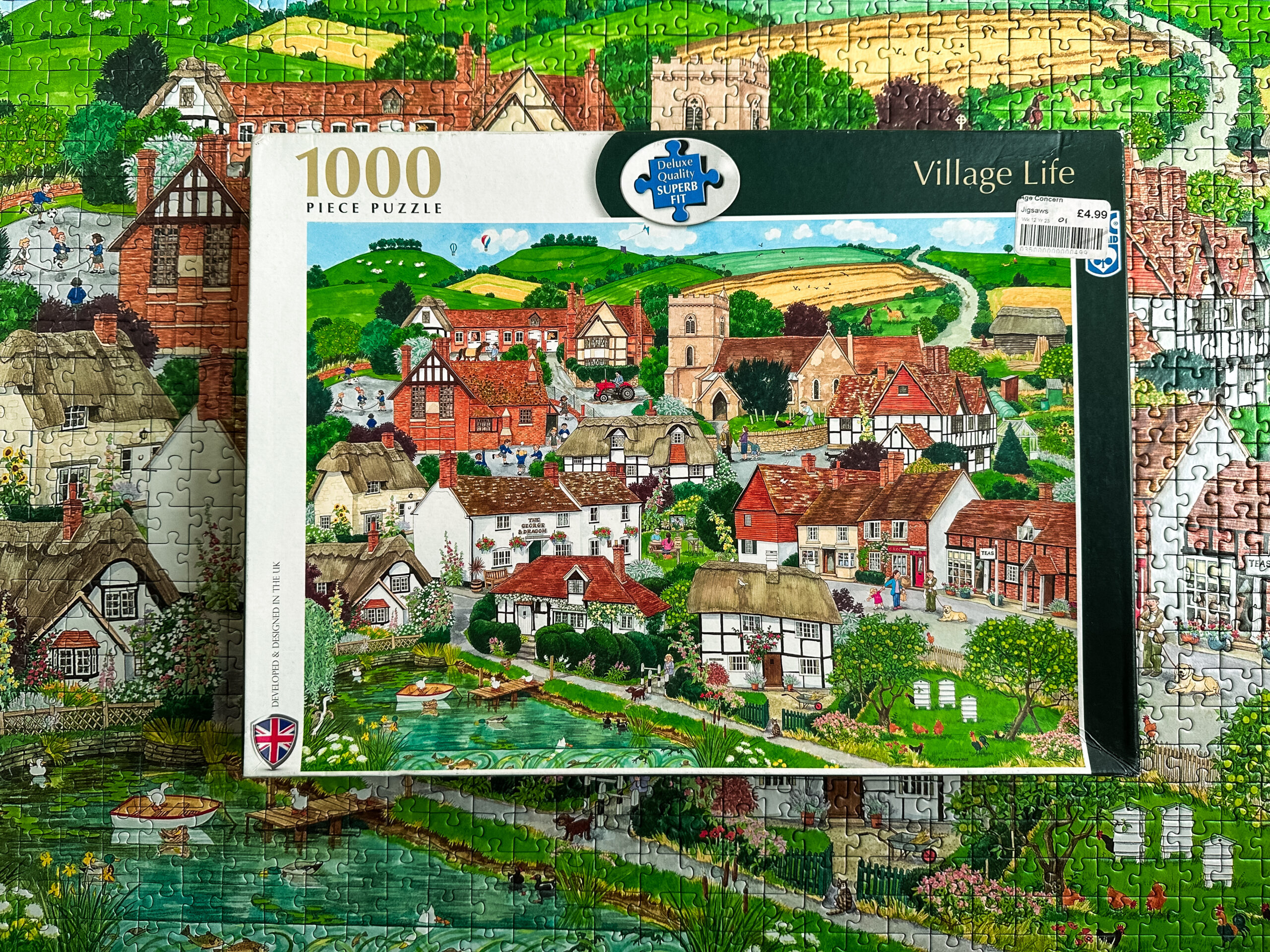 Village Life by F.X. Schmid | Jigsaw Puzzle